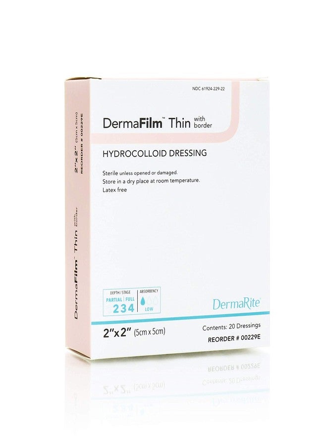 Dermarite Industries Derma Film Thin, 2x2, 20 Count